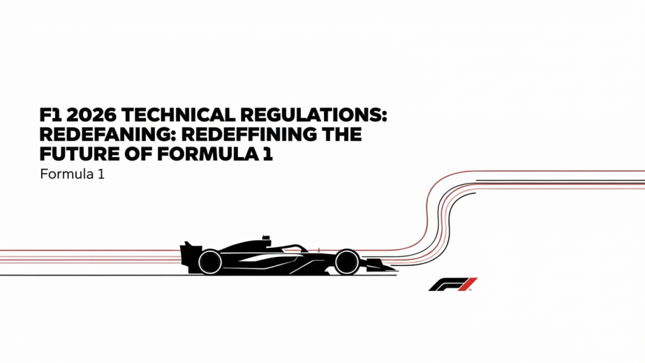 Minimalist 16:9 professional graphic of a 2026 F1 car silhouette showing active aero Z-mode and X-mode, featuring 2026 drivers Isack Hadjar and Arvid Lindblad.