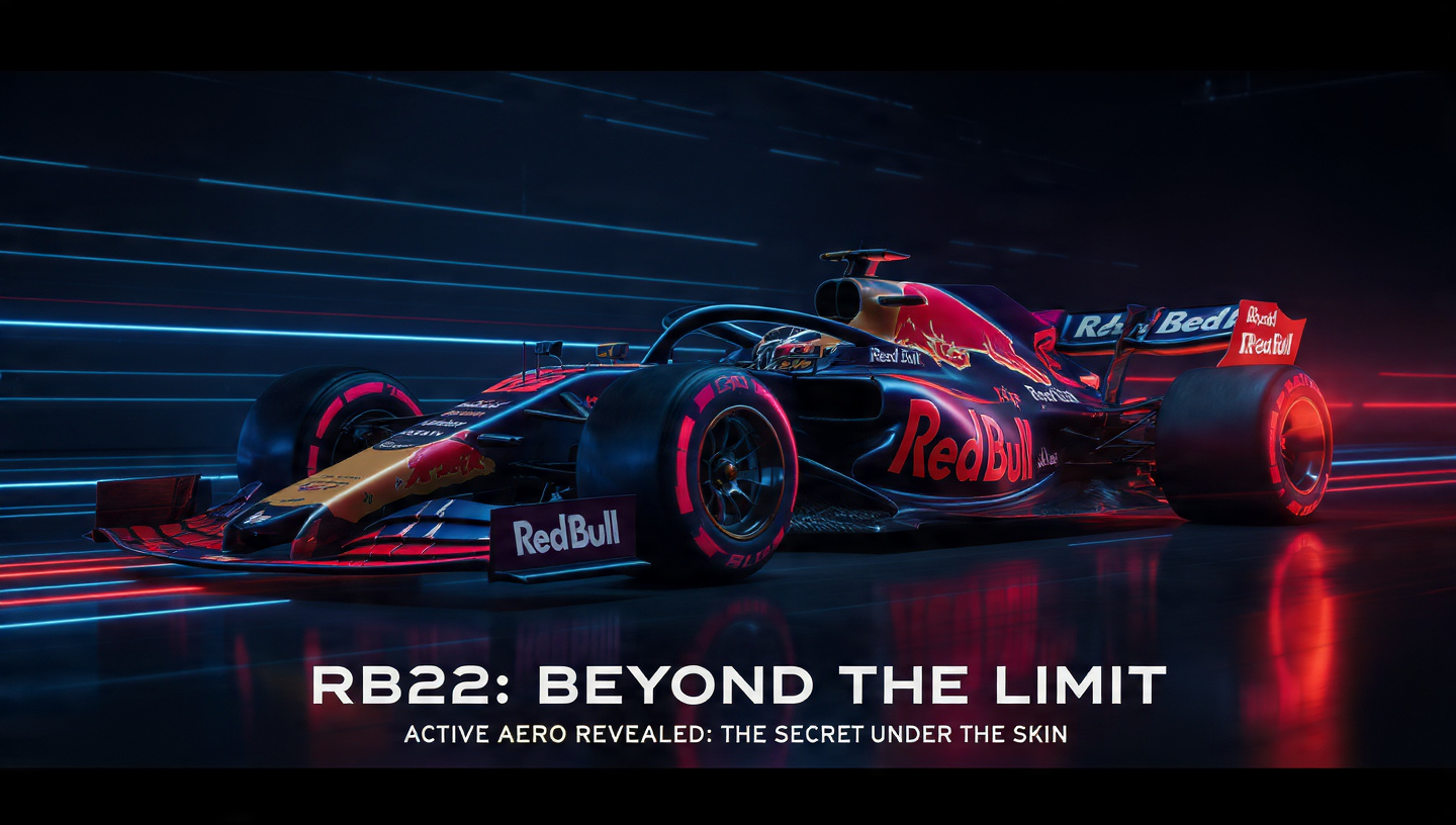The new Red Bull RB22 2026 Formula 1 car featuring active aerodynamics and Ford power unit.