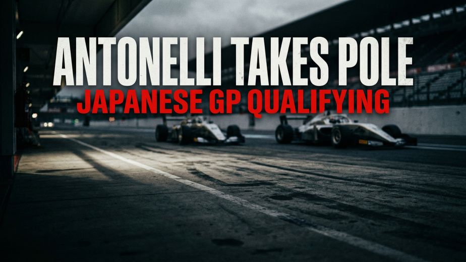 Kimi Antonelli Mercedes pole position Japanese GP qualifying Suzuka 2026
