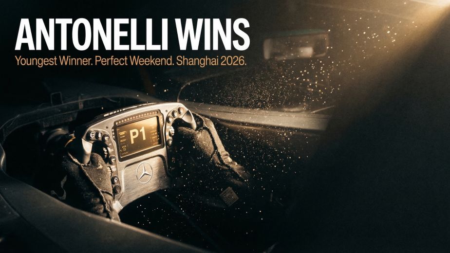 Chinese GP 2026 result Antonelli wins first F1 race with Mercedes one-two at Shanghai