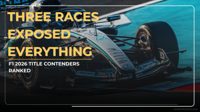 F1 2026 title contenders ranked after three races with championship standings analysis