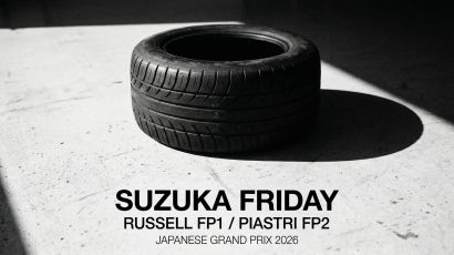 George Russell and Oscar Piastri lead Friday practice at the 2026 Japanese Grand Prix at Suzuka Circuit