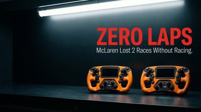 McLaren lost 2 races without turning a wheel with two abandoned steering wheels in empty garage