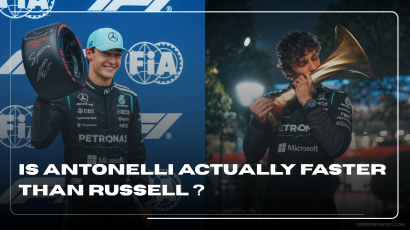 Antonelli vs Russell 2026 Mercedes title fight head to head comparison