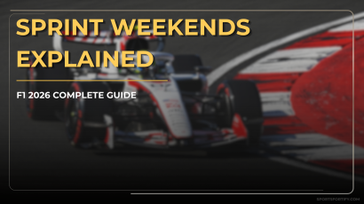 F1 sprint weekend format explained for 2026 with cars on the grid