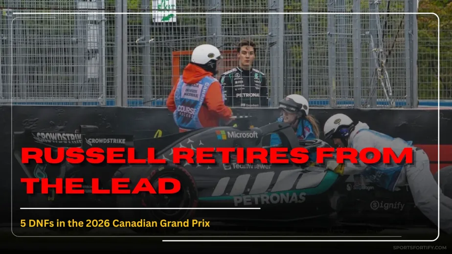 Canadian GP 2026 highlights Russell retires from the lead Montreal