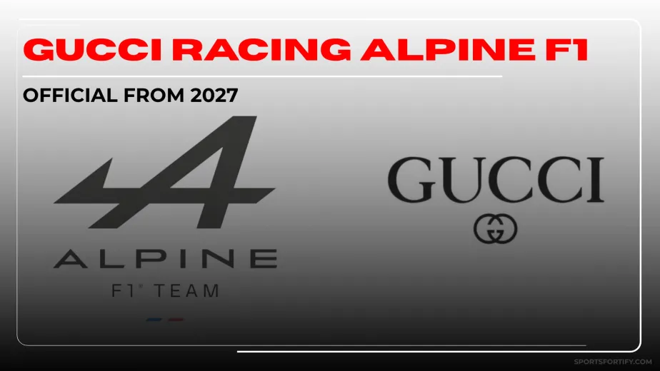 Gucci Racing Alpine F1 title partnership announced for 2027 season