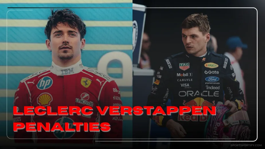 Charles Leclerc and Max Verstappen receive time penalties after Miami Grand Prix 2026