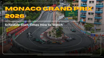 Monaco Grand Prix 2026 weekend schedule start times and how to watch guide