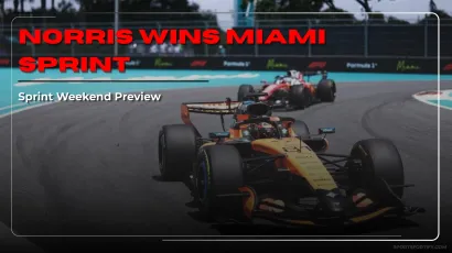 Lando Norris wins Miami GP Sprint race with McLaren one-two finish 2026