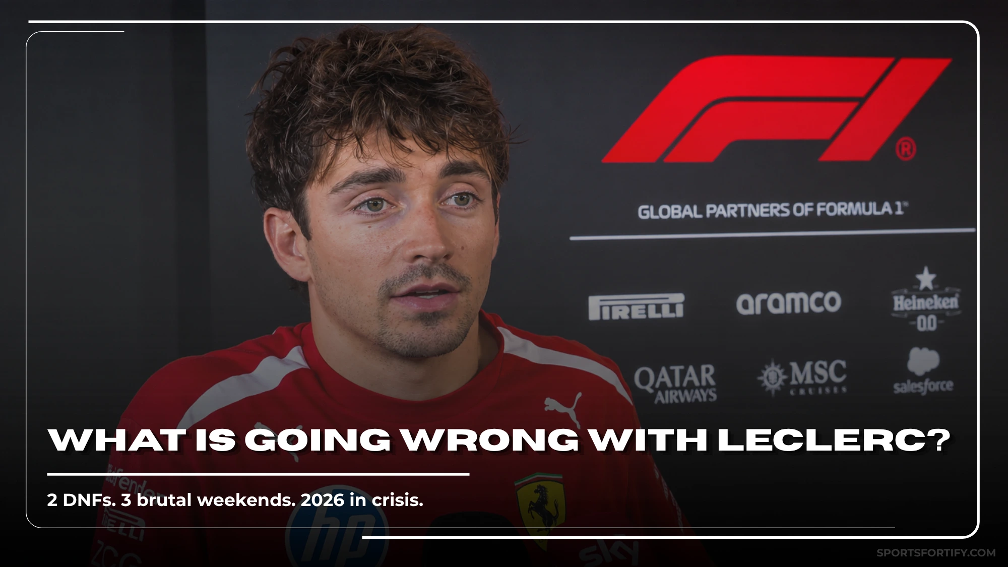 Charles Leclerc Ferrari hydraulic failure DNF 2026 Barcelona Grand Prix Spanish Grand Prix