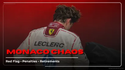 Seven retirements and mass penalties at the 2026 Monaco Grand Prix