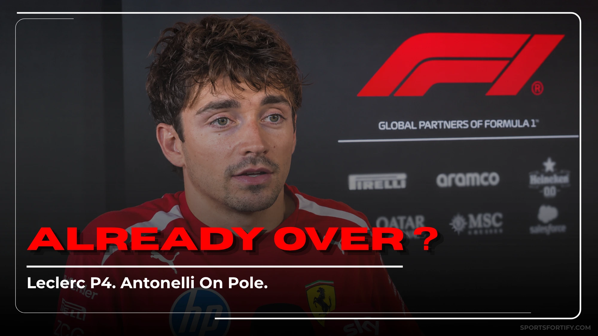 Leclerc qualifies P4 at Monaco GP 2026 as Antonelli takes pole