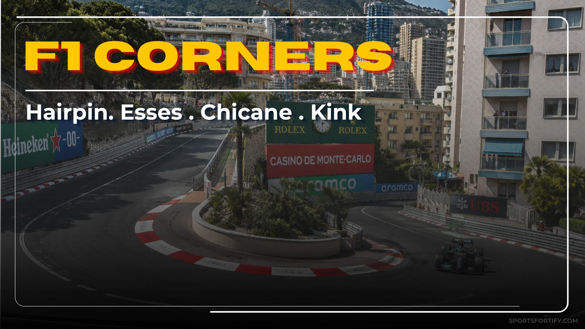 F1 corner types explained hairpin chicane esses diagram