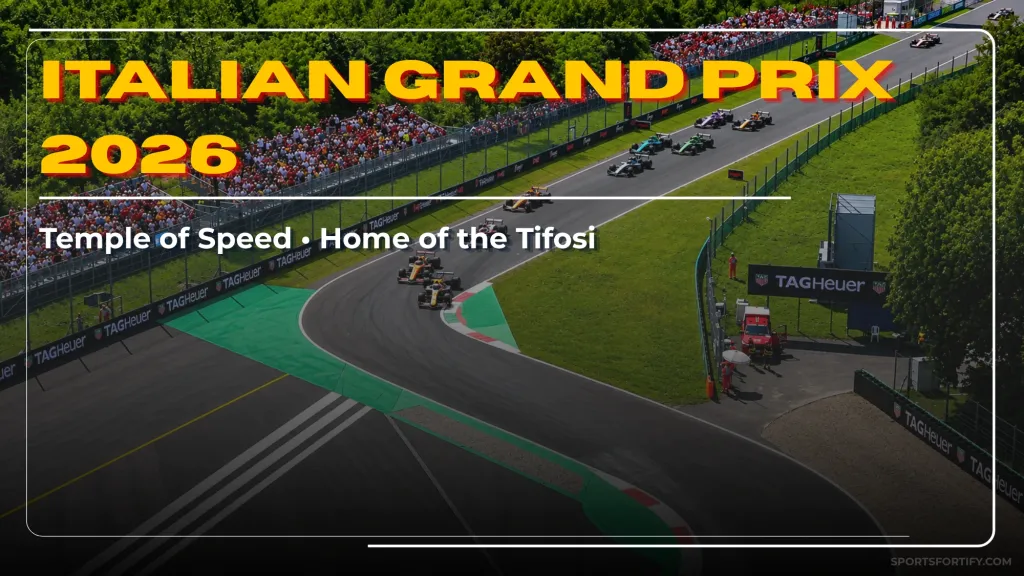 Italian Grand Prix 2026 Monza Tifosi race guide Temple of Speed