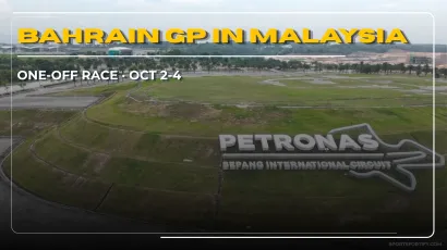 Sepang International Circuit hosting the 2026 Bahrain Grand Prix in Malaysia